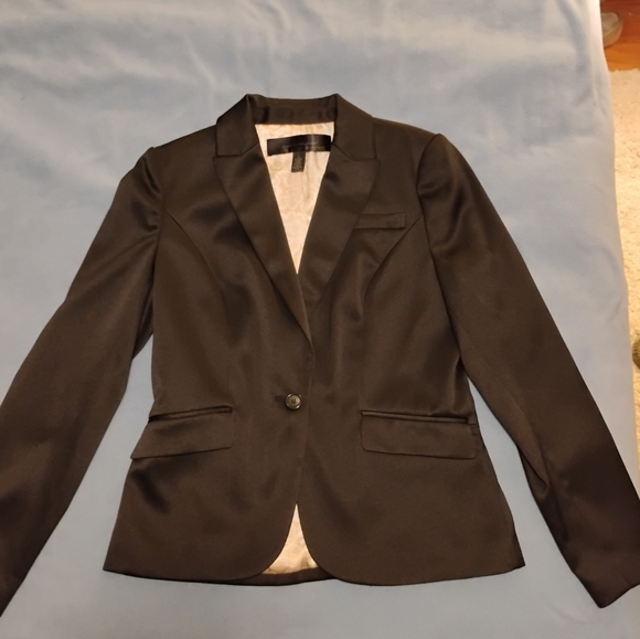 Women's Black Blazer size 8 brand : apostrophe - Picture 1 of 5